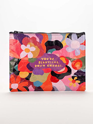 Blue Q Zipper Pouch  You're Beautiful