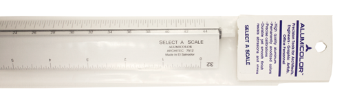 Alumicolor 12" Architect Select-a-Scale