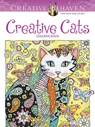 Creative Haven Creative Cats Colouring Book