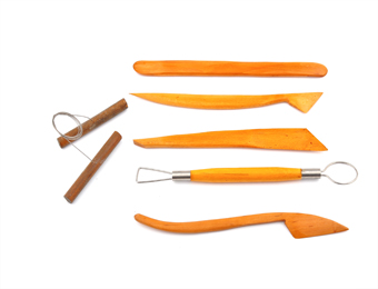 8" Wooden Pottery Tools – Set Of 6