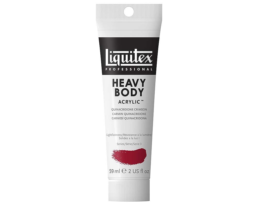 Liquitex Heavy Body Acrylic – 2oz – Quinacridone Crimson