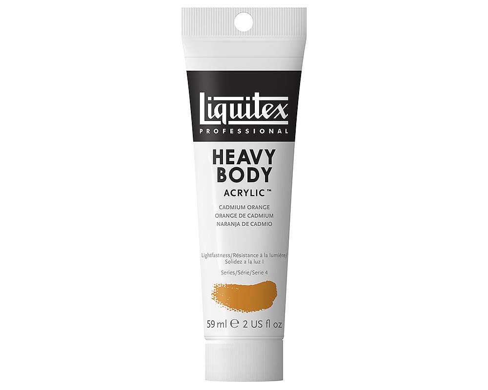 Liquitex Heavy Body Acrylic – 2oz – Cadmium Orange