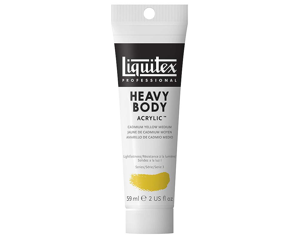 Liquitex Heavy Body Acrylic – 2oz – Cadmium Yellow Medium