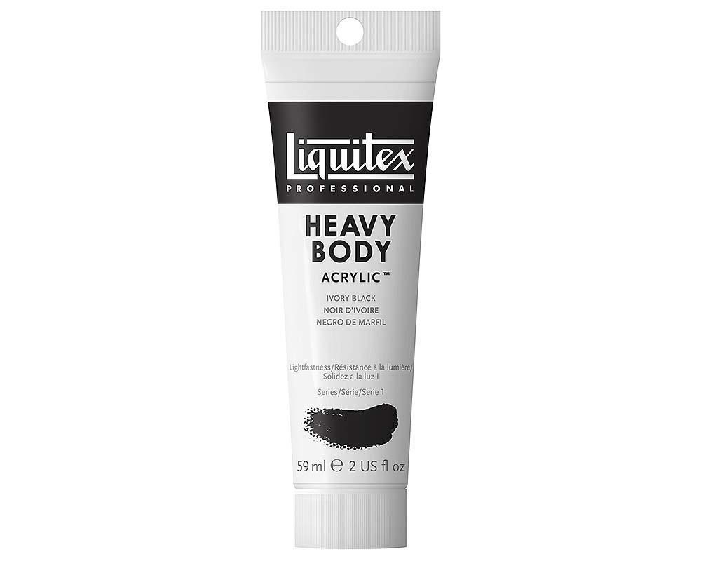 Liquitex Heavy Body Acrylic – 2oz – Ivory Black