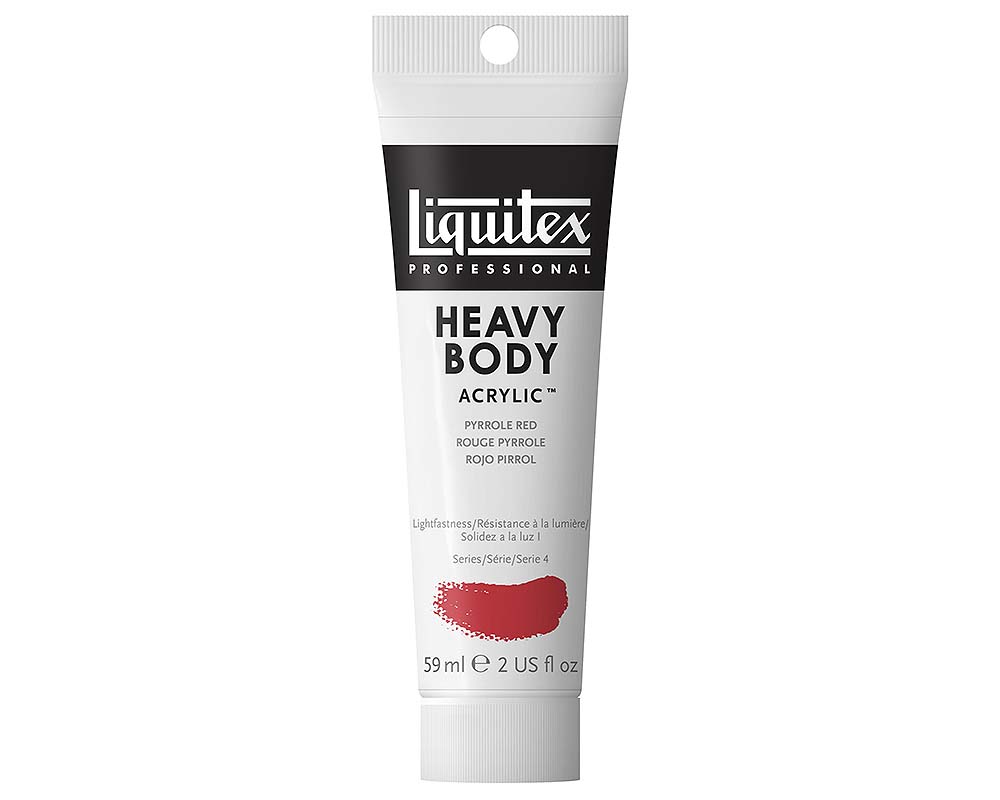 Liquitex Heavy Body Acrylic – 2oz – Pyrrole Red