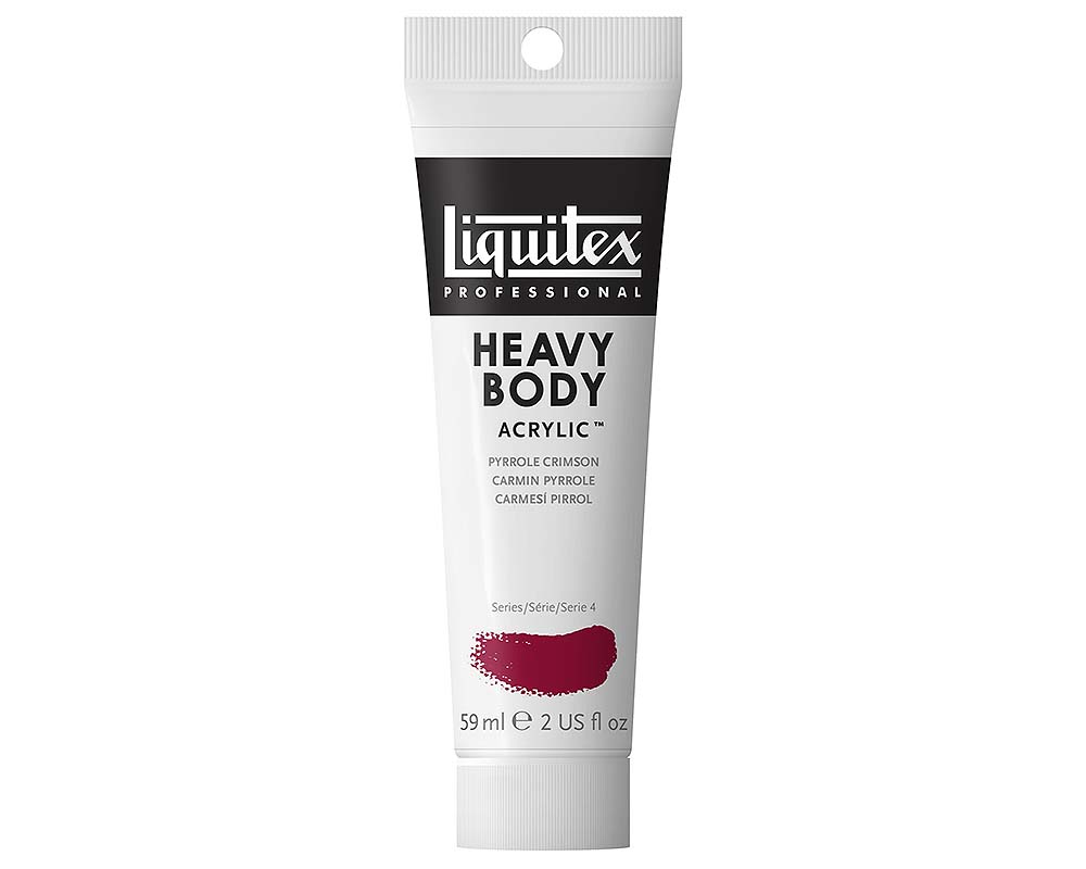 Liquitex Heavy Body Acrylic – 2oz – Pyrrole Crimson