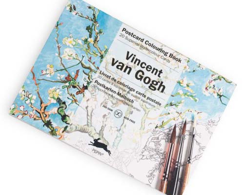 Pepin Postcard Colouring Book - Vincent van Gogh