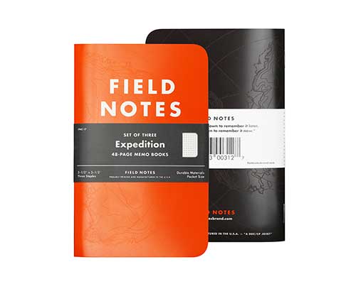 Field Notes Expedition 3 Pack - 3.5"x5"