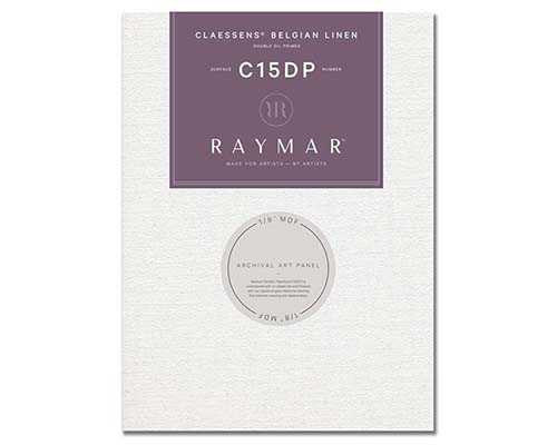 RayMar Claessens #15 Double Primed Linen Panels - 6 x 6 in.