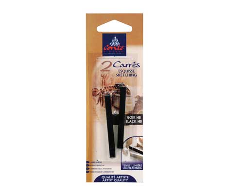 Conte a Paris Crayon 2 Pack - Black B