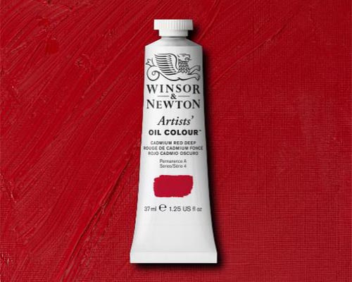 Winsor & Newton Artists' Oil Colour Cadmium Red Deep 37ml