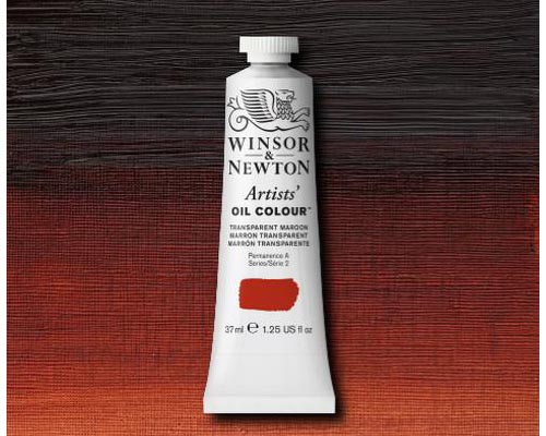 Winsor & Newton Artists' Oil Colour Transparent Maroon 37ml