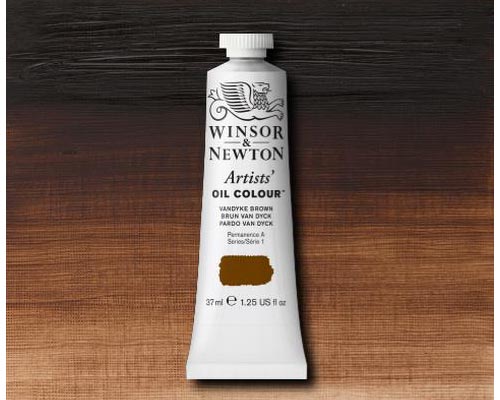Winsor & Newton Artists' Oil Colour Vandyke Brown 37ml
