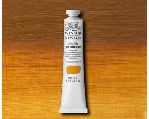 Winsor & Newton Artists' Oil Colour Raw Sienna 200ml