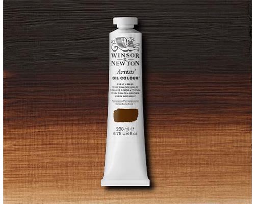 Winsor & Newton Artists' Oil Colour Burnt Umber 200ml