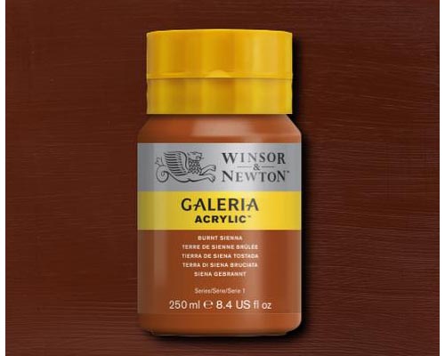 Winsor & Newton Galeria Acrylic Burnt Sienna 250ml