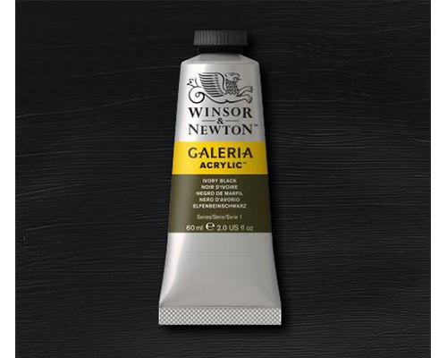 Winsor & Newton Galeria Acrylic Ivory Black 60ml