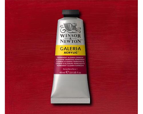 Winsor & Newton Galeria Acrylic Permanent Alizarin Crimson 60ml