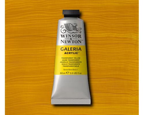 Winsor & Newton Galeria Acrylic Transparent Yellow 60ml