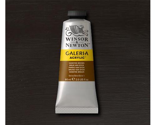 Winsor & Newton Galeria Acrylic Vandyke Brown 60ml