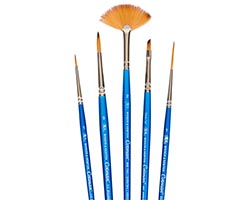 Winsor & Newton Cotman Brush Set Short Handle 5pk