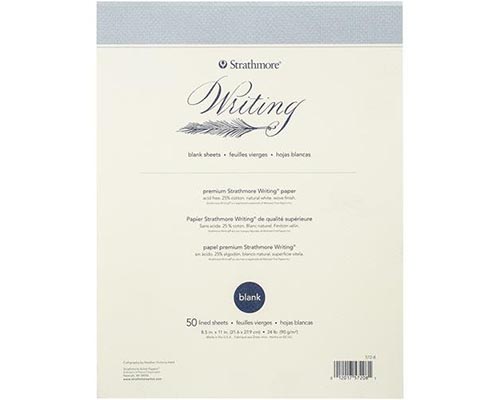 Strathmore 500 Series Writing Pad 8.5" x 11" Blank