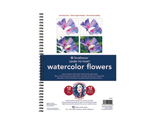 Strathmore Learn To Paint Watercolor Flowers 