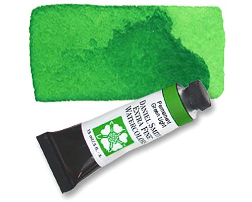 Daniel Smith Extra Fine Watercolor 15ml - Permanent Green Light
