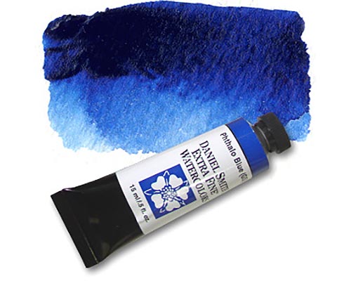 Daniel Smith Extra Fine Watercolor 15ml - Phthalo Blue (GS)