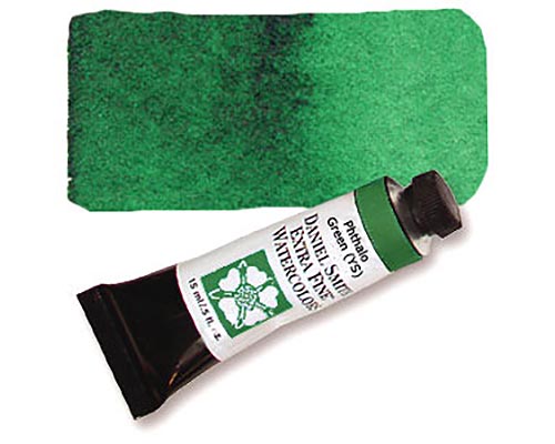 Daniel Smith Extra Fine Watercolor 15ml - Phthalo Green (YS)