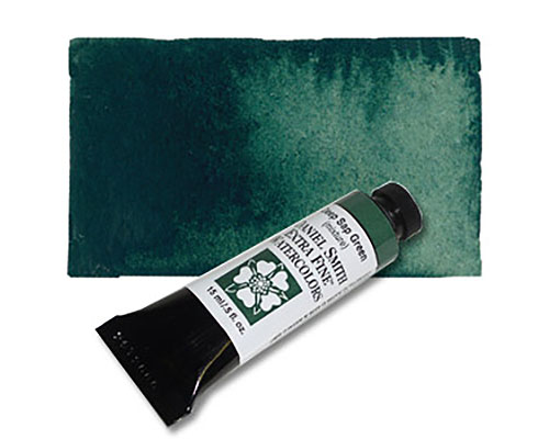 Daniel Smith Extra Fine Watercolor 15ml - Deep Sap Green