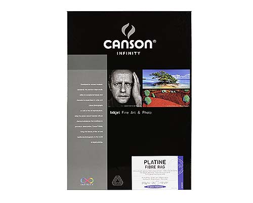 Canson Platine Fibre Rag 310 GSM- Satin 13"x19" 25 Sheets