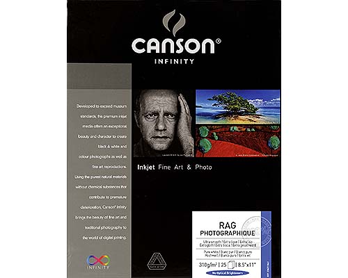 Canson Rag Photographique 310 8.5x11 25/Pack