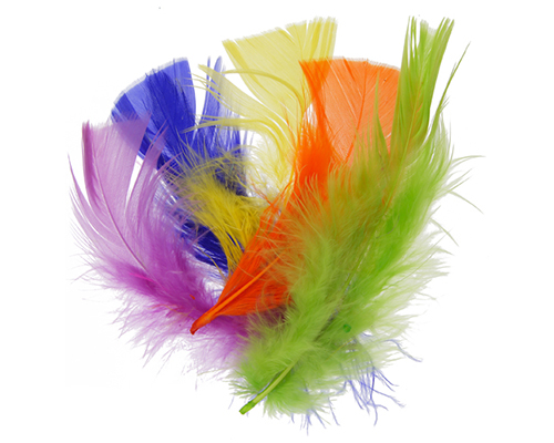 Plumes Neon Mix 4-6" 20g
