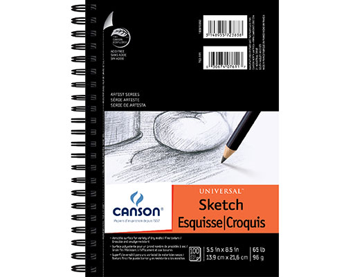Canson Universal Sketch 5.5"X8.5" 100 Sheets