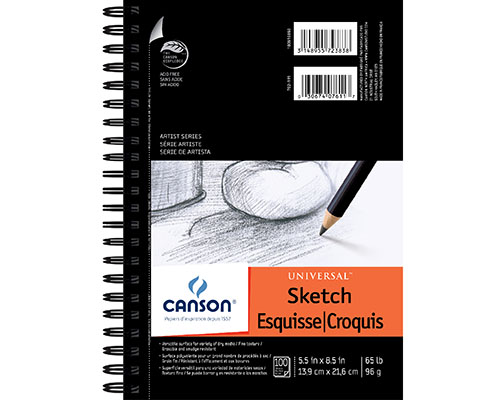 Strathmore 400 Series Recycled Sketch Pad, 100 Sheets 5.5x8.5