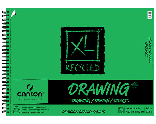 Canson XL Recycled Drawing Pad 18"x24" - 30 sheets