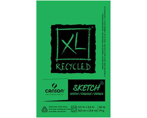 Canson XL Recycled Sketch Pad 3.5x5.5