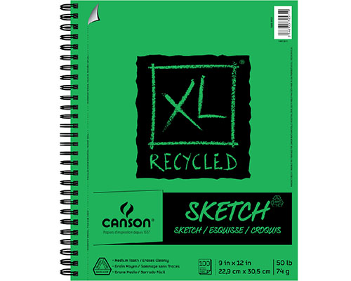 Canson Universal Sketch Book 9X12-100 Sheets