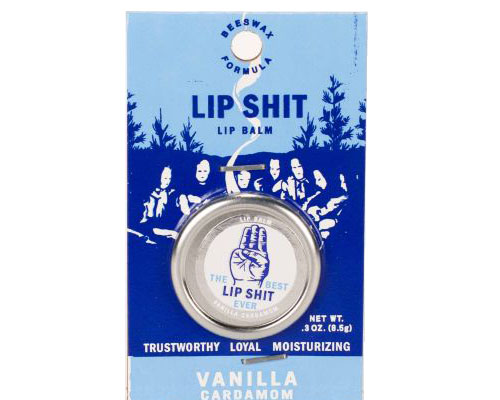 Blue Q Lip Shit Lip Balm  – Vanilla Cardamom
