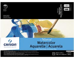 Canson Montval Watercolour Pad  140lb  15 x 20 in.