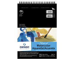 Canson Montval Watercolour Pad  140lb  9 x 12 in.