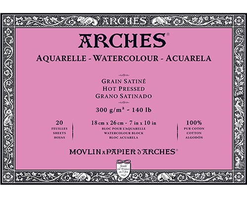 Arches Watercolour Block, Cold Pressed, 10 x 14 140lb - The Art  Store/Commercial Art Supply