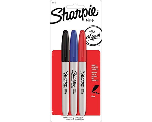 Sharpie Markers Fine Point – Set of 3
