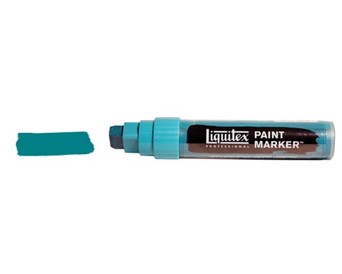Liquitex Paint Marker  Wide Nib  Cobalt Tuquoise