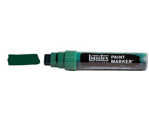 Liquitex Paint Marker  Wide Nib  Phthalocyanine Green Blue - Wide