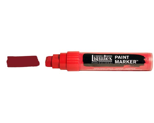 Liquitex Paint Marker  Wide Nib  Cadmium Red Deep