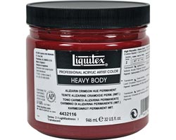 Liquitex Heavy Body Acrylic  32oz  Alizarin Crimson Hue Permanent