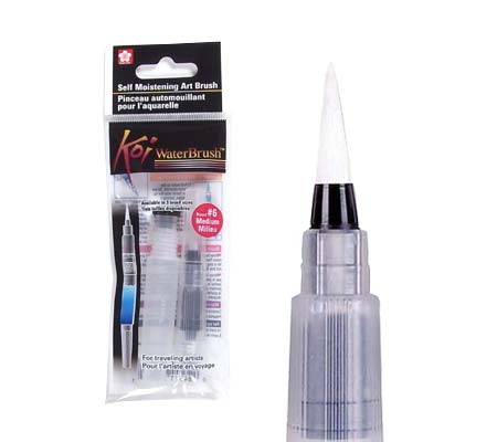 Sakura Koi Water Brush - 4mL Tank - Medium Round Brush