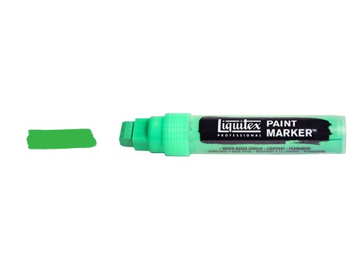 Liquitex Paint Marker  Wide Nib  Fluorescent Green